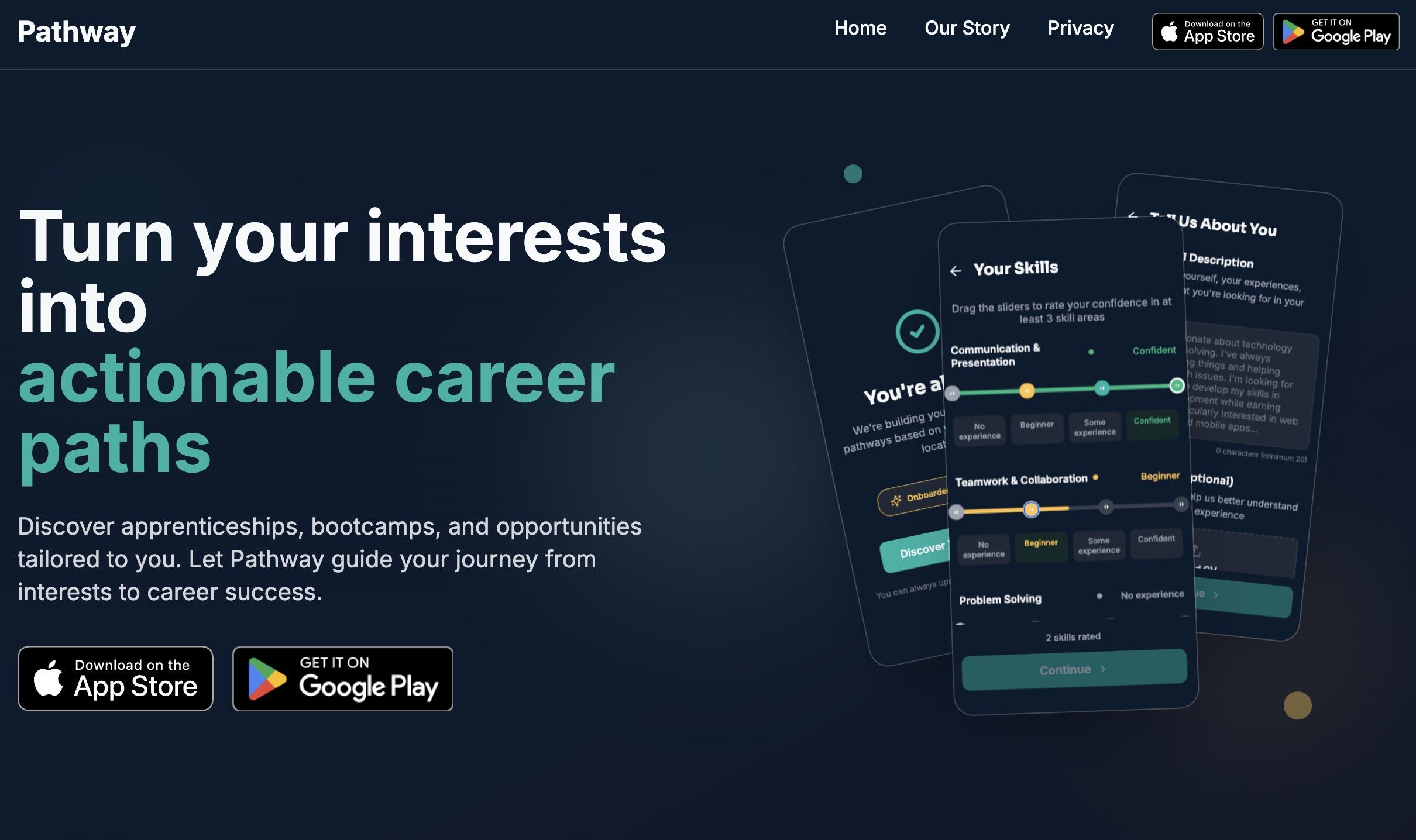 PathwayApp.io - Mobile app for NEET young people