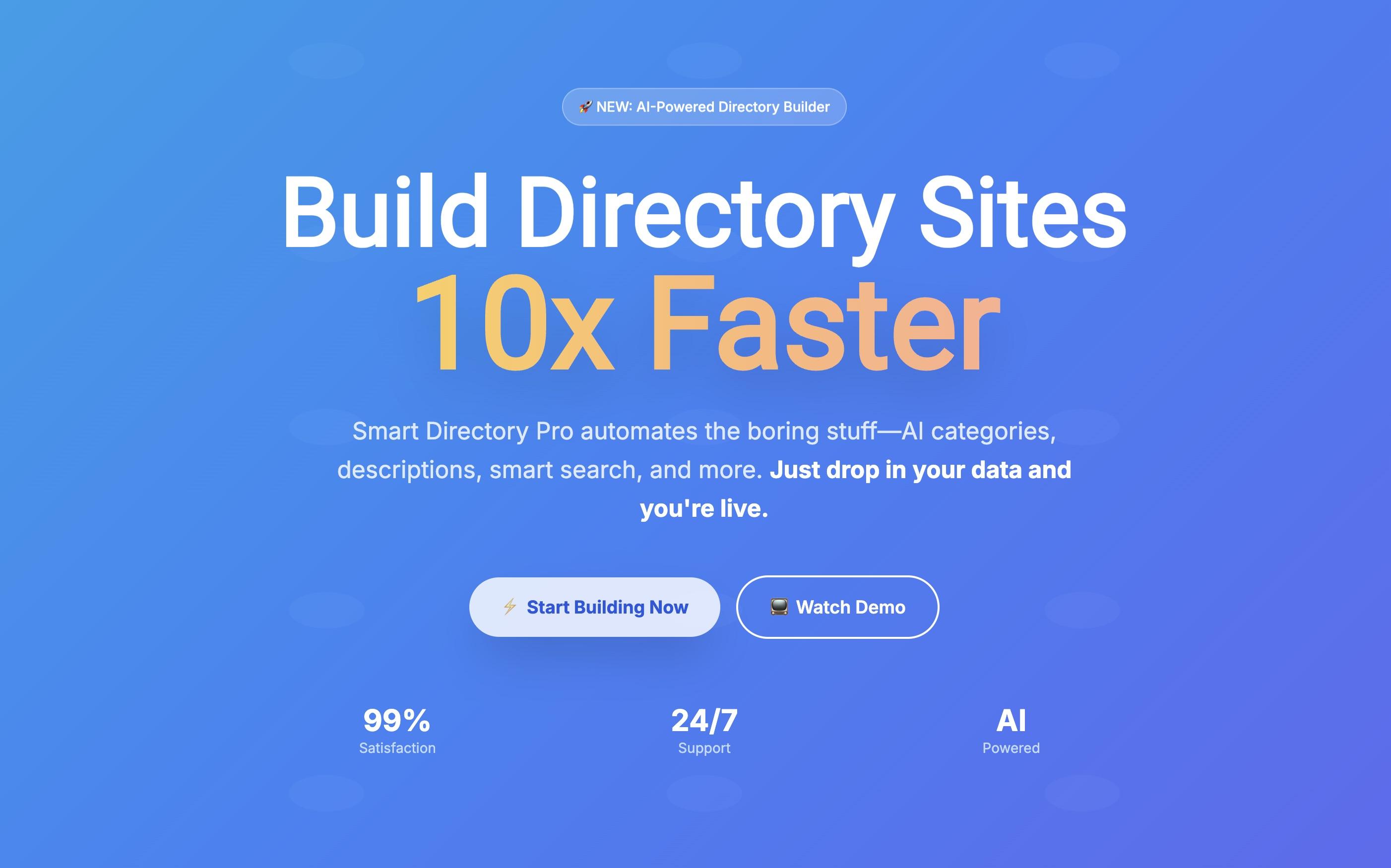 SmartDirectoryPro.com - AI-powered local directory websites